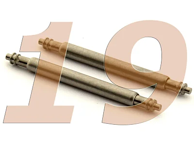 10 x Telescopic Ss. Double Flange Spring Bar Diameter 1.50mm - Width 19mm (image for) 10 x Telescopic Ss. Double Flange Spring Bar Diameter 1.50mm - Width 19mm