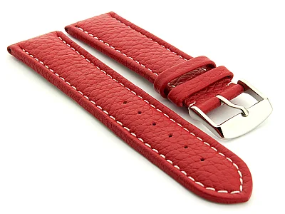 Extra Long Watch Band Freiburg Red / White 28mm (image for) Extra Long Watch Band Freiburg Red / White 28mm
