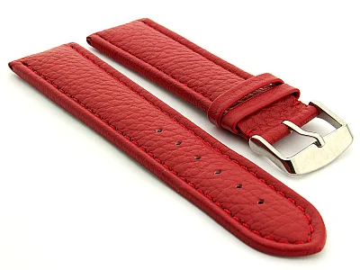 Extra Long Watch Band Freiburg Red / Red 28mm (image for) Extra Long Watch Band Freiburg Red / Red 28mm
