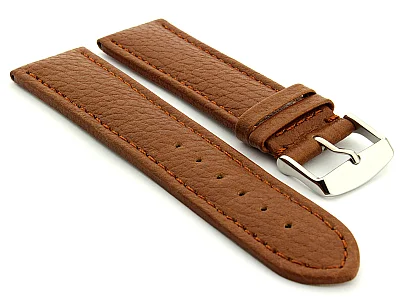 Watch Strap Band Freiburg RM Genuine Leather 24mm Brown/Brown (image for) Watch Strap Band Freiburg RM Genuine Leather 24mm Brown/Brown