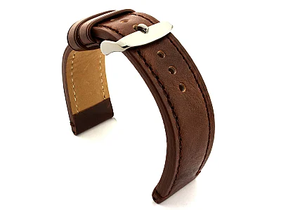 Leather Watch Strap Grand Catalonia Dark Brown 24mm (image for) Leather Watch Strap Grand Catalonia Dark Brown 24mm