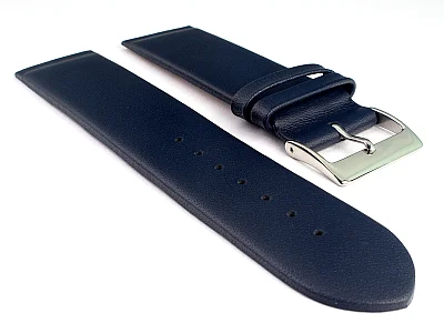 14mm Navy Blue Genuine Leather Watch Strap Band Milan Compatible with Skagen (image for) 14mm Navy Blue Genuine Leather Watch Strap Band Milan Compatible with Skagen
