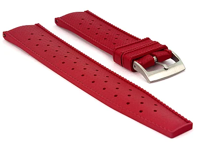 FKM Rubber Quick Release Watch Strap Band Waterproof Orbit Red 20mm (image for) FKM Rubber Quick Release Watch Strap Band Waterproof Orbit Red 20mm