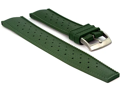 FKM Rubber Quick Release Watch Strap Band Waterproof Orbit Green 20mm (image for) FKM Rubber Quick Release Watch Strap Band Waterproof Orbit Green 20mm