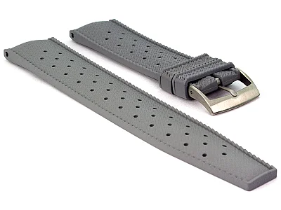 FKM Rubber Quick Release Watch Strap Band Waterproof Orbit Grey 22mm (image for) FKM Rubber Quick Release Watch Strap Band Waterproof Orbit Grey 22mm