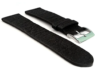 Real Pineapple(Ananas) Watch Strap Band Vegan Black 14mm (image for) Real Pineapple(Ananas) Watch Strap Band Vegan Black 14mm