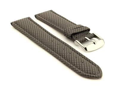Synthetic Waterproof Watch Strap Toulon Grey 20mm (image for) Synthetic Waterproof Watch Strap Toulon Grey 20mm