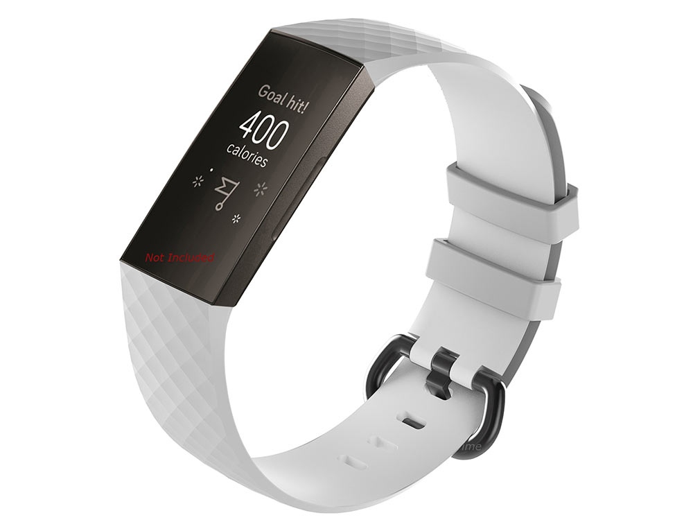 fitbit charge 3 white band