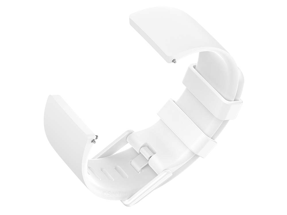 Replacement Silicone Watch Strap Band For Fitbit Versa 1, 2, Lite White - Large 04 M1
