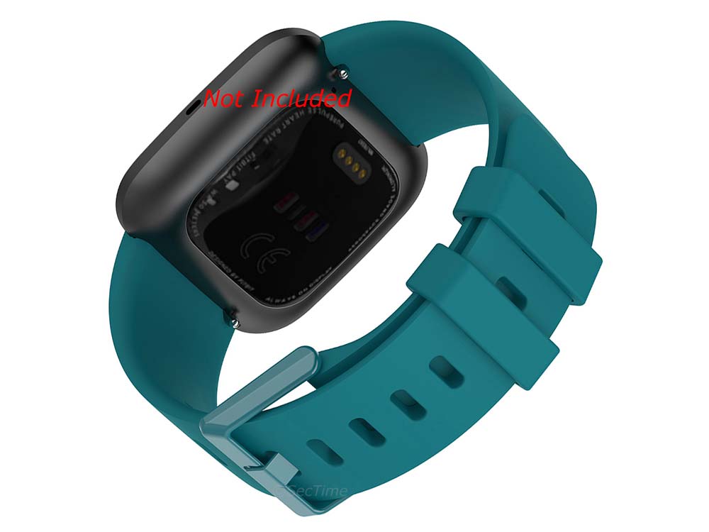 Replacement Silicone Watch Strap Band For Fitbit Versa 1, 2, Lite Turquoise - Small 02 M1