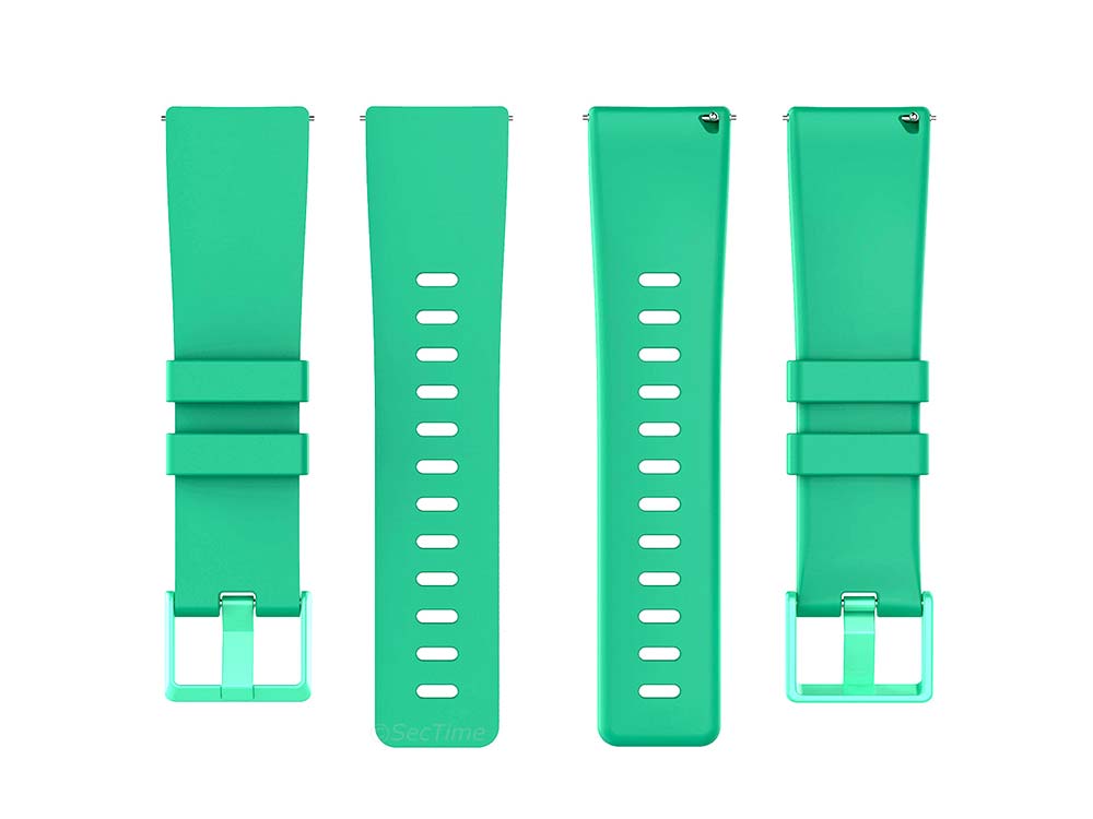 Replacement Silicone Watch Strap Band For Fitbit Versa 1, 2, Lite Green - Large 05 M1