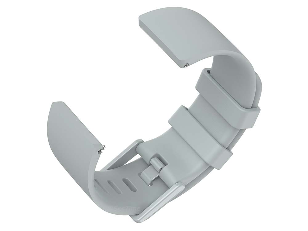 Replacement Silicone Watch Strap Band For Fitbit Versa 1, 2, Lite Grey - Small 04 M1