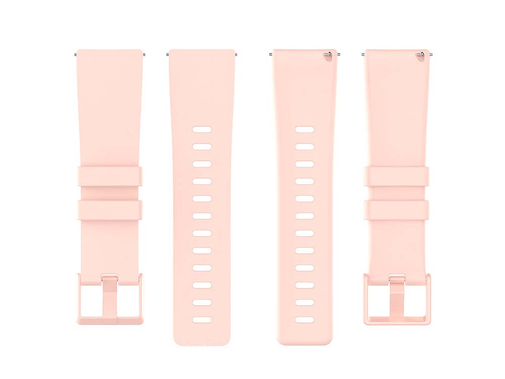 Replacement Silicone Watch Strap Band For Fitbit Versa 1, 2, Lite Pink - Large 05 M1