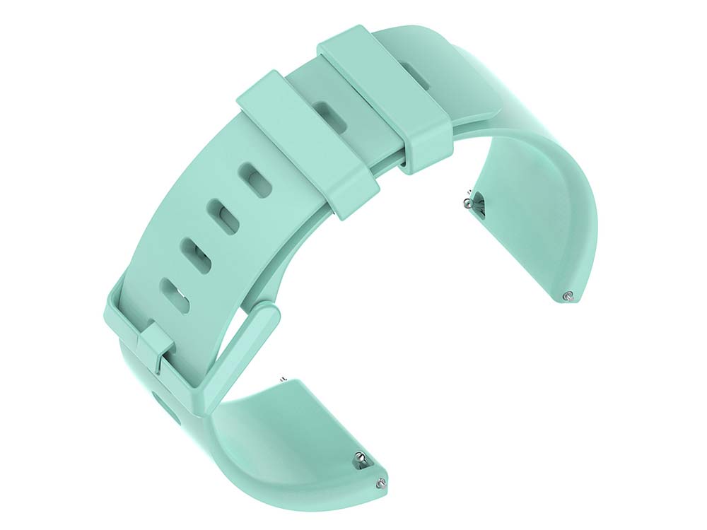 Replacement Silicone Watch Strap Band For Fitbit Versa 1, 2, Lite Cyan - Small 03 M1