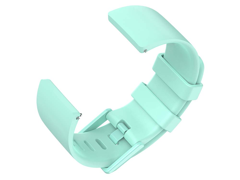 Replacement Silicone Watch Strap Band For Fitbit Versa 1, 2, Lite Cyan - Small 04 M1