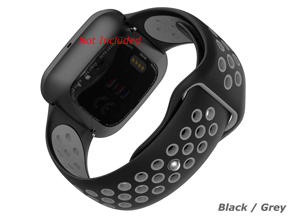 Silicone Watch Strap Band QR For Fitbit Versa 1, 2, Lite - M2