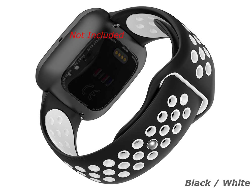 Silicone Watch Strap Band QR For Fitbit Versa 1, 2, Lite - M2