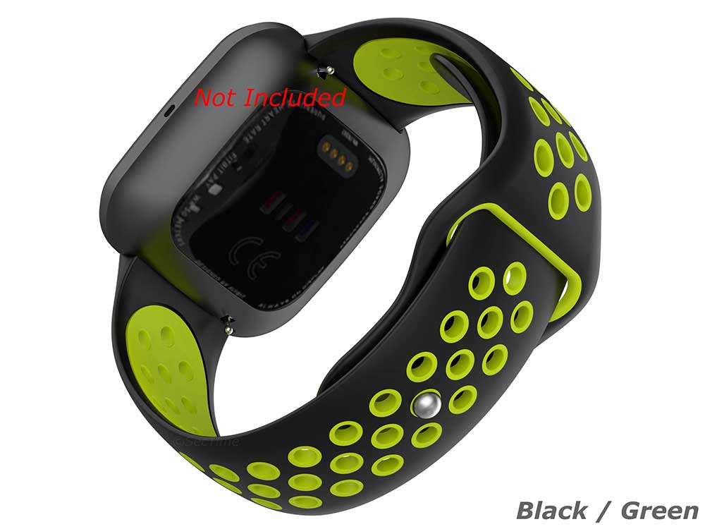 Silicone Watch Strap Band QR For Fitbit Versa 1, 2, Lite - M2