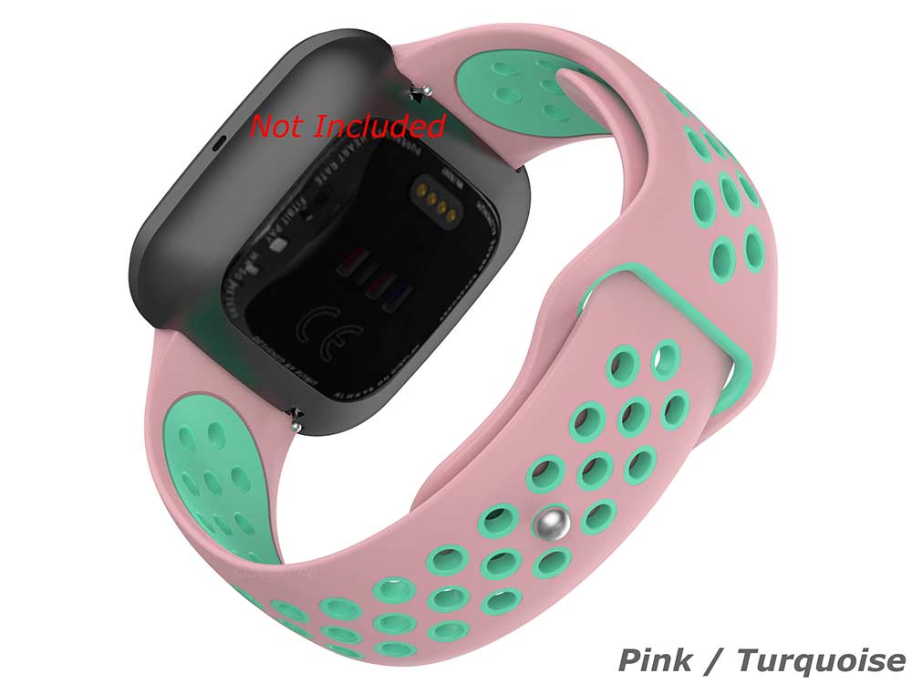 Silicone Watch Strap Band QR For Fitbit Versa 1, 2, Lite - M2